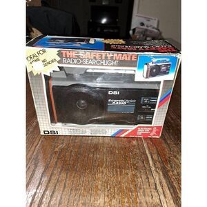 Vintage New Old Stock 1991 DSI Safety Mate Radio Search Light Emergency Siren